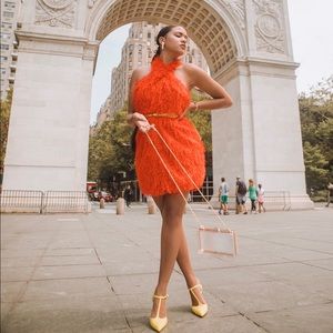 Fringed Halter dress